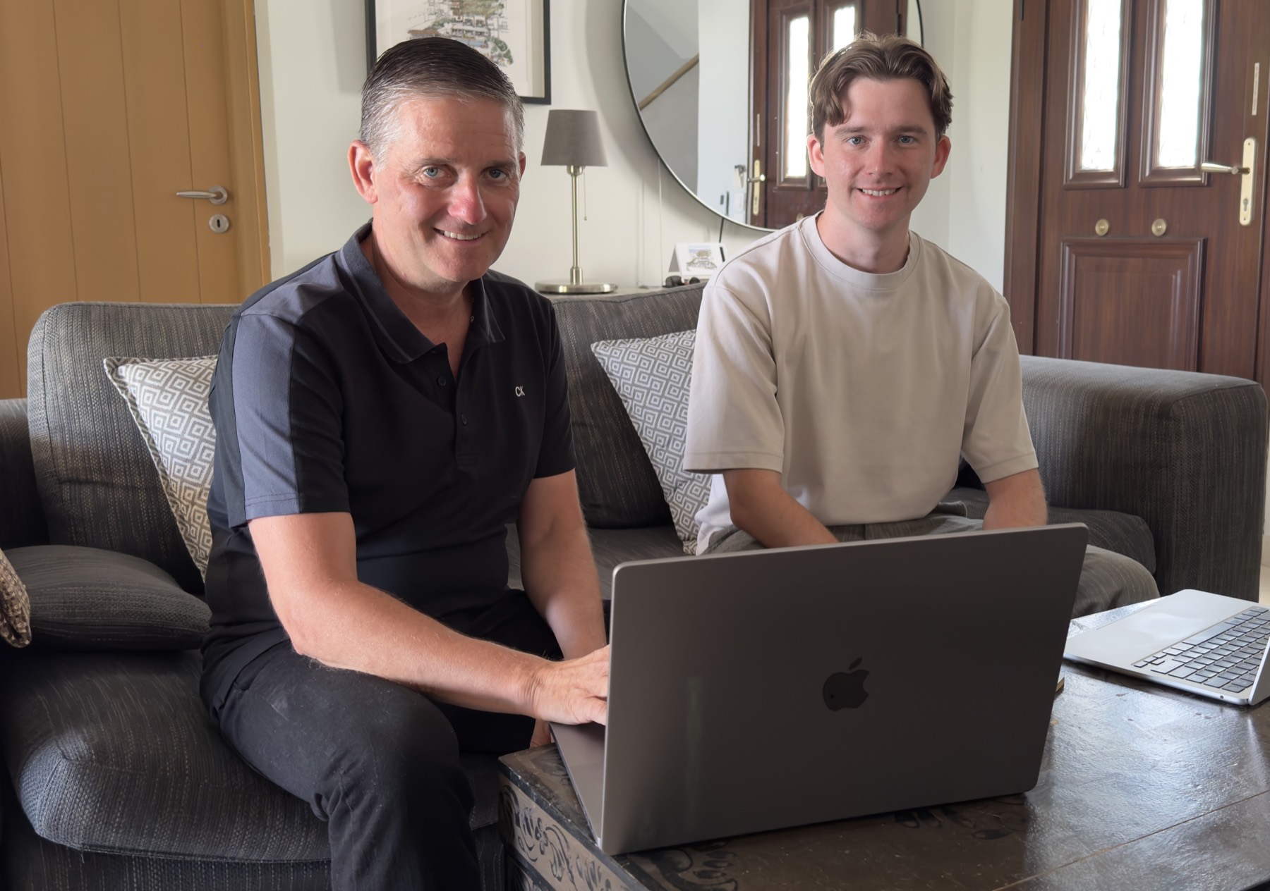 Motorhome Pig co-founders Gary Cheetham and Gary Lewis Cheetham, who built the AI valuation tool in Halifax