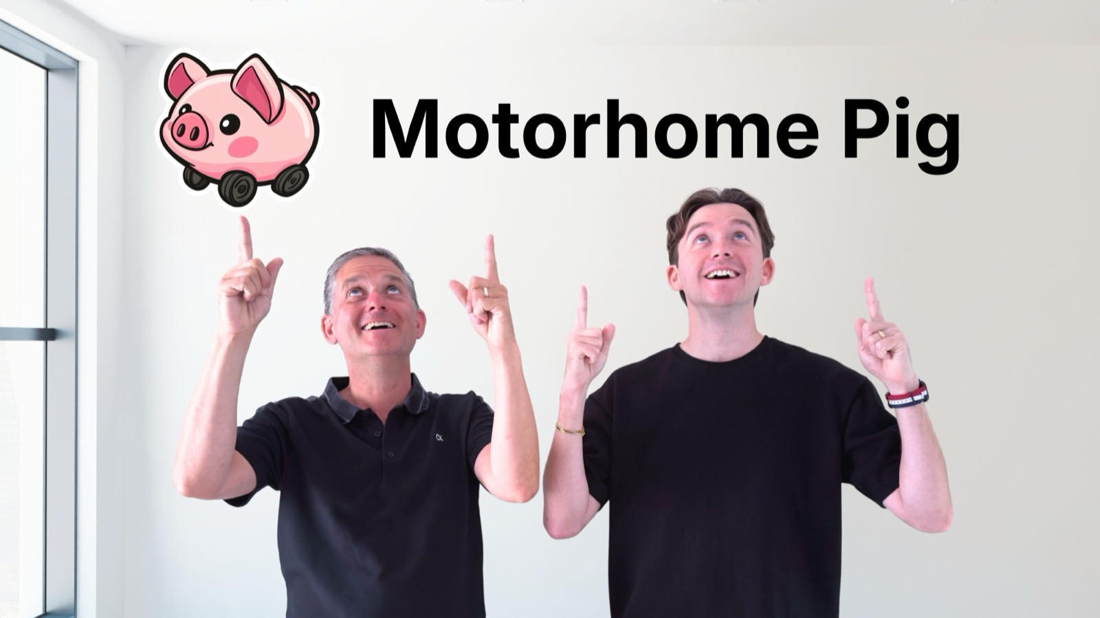 Gary Cheetham and Gary Lewis Cheetham, the founders of Motorhome Pig, at the office